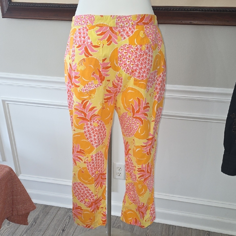 Lilly Pulitzer Orange and Pink Floral Top - Picture 6 of 7